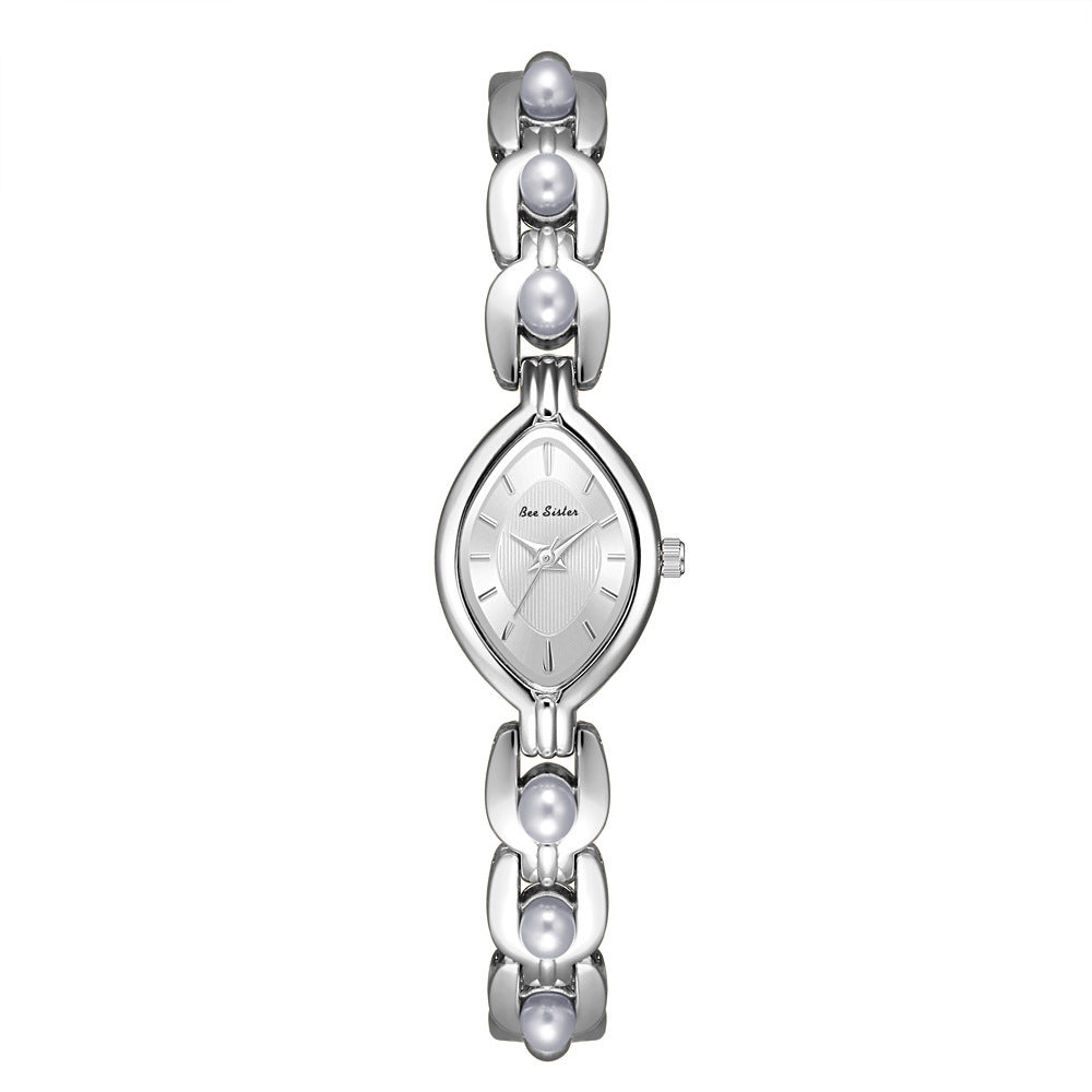 Mid-ancient Light Luxury Imitation Pearl Elegant Women's Watch