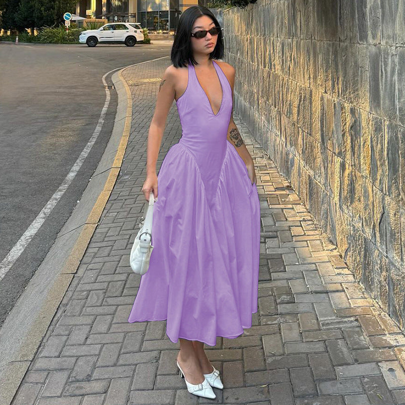 White Flair Frock Dress