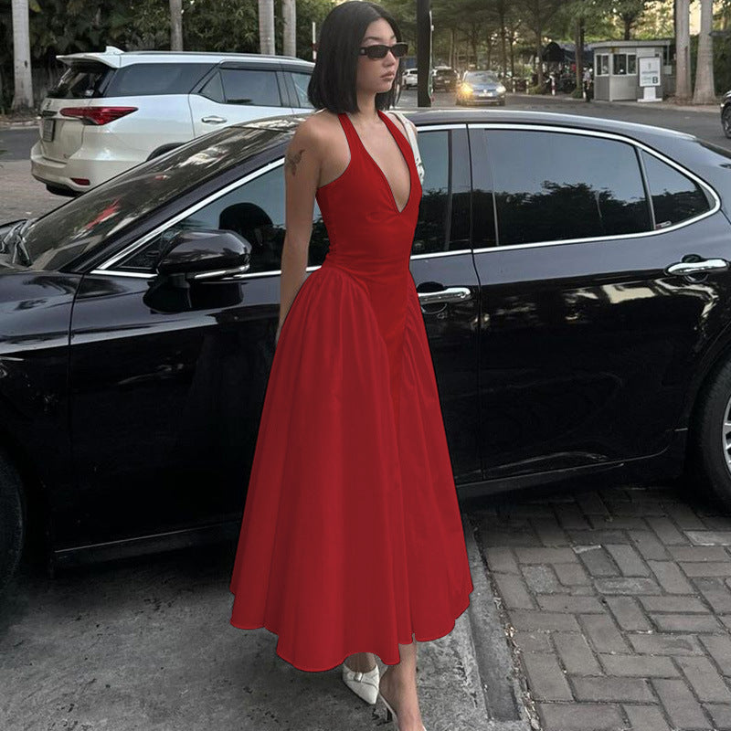 White Flair Frock Dress