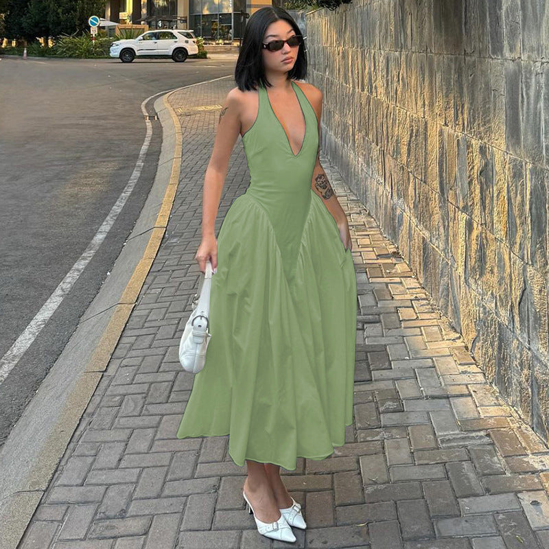 White Flair Frock Dress