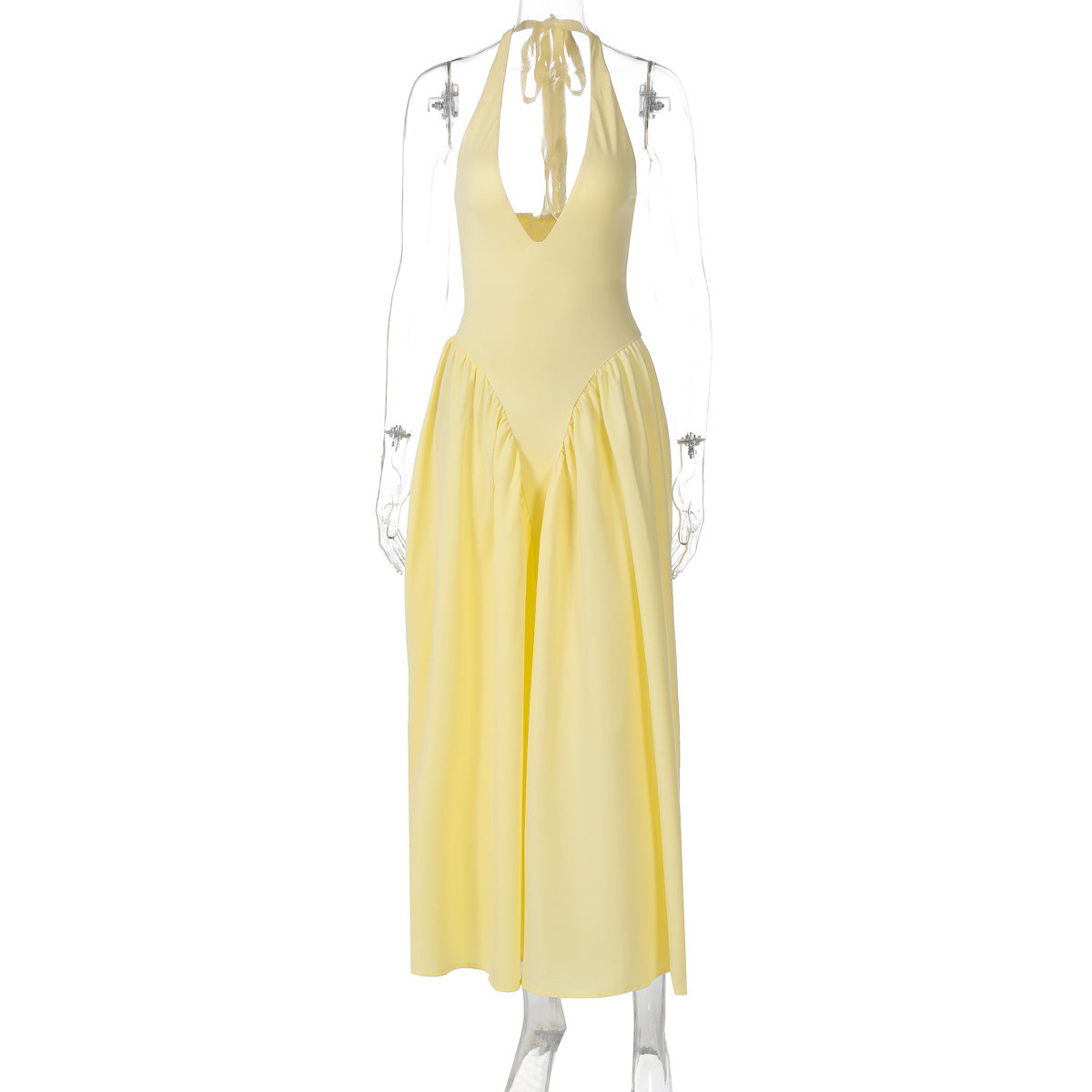 White Flair Frock Dress